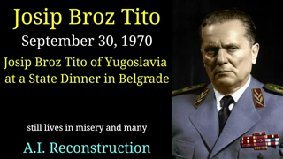 Josip Broz Tito In English  Toasts of the President - AI Reconstruction