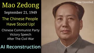 Mao Zedong in English AI Reconstruction - The Chinese People Have Stood Up!