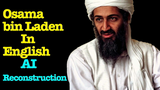 Osama bin Laden in English AI Reconstruction