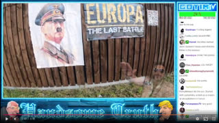 From HT's 415th livestream on Goyimtv.com - Hitler poster