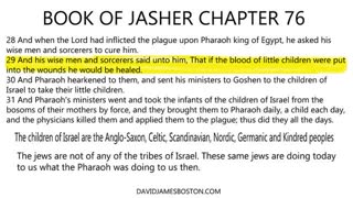 The Book of Jasher Part 28 ( 24th September, 2024 ) - 1hr