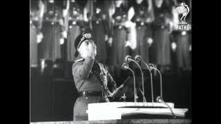 Benito Mussolini speech in Berlin