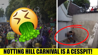 REPULSIVE Footage Shows HUNDREDS Of People Using Residents Home As Toilet At Notting Hill Carnival!