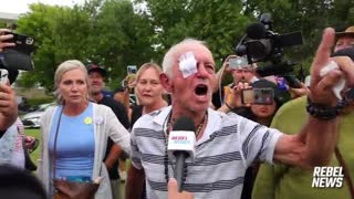 Police violence at "Freedom Camp" in Canberra