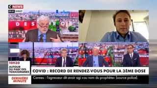 CNEWS Dr Blachier La vaccination ne protège pas contre la transmission ni de la circulation du virus