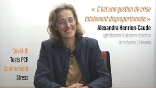 Covid-19, gestion sanitaire, tests PCR, vaccins ARN, l'analyse d'Alexandra Henrion-Caude