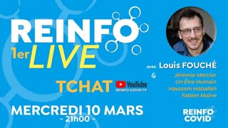 1er REINFO LIVE, avec Louis FouchÃ©, JÃ©rÃ©mie Mercier, Un Ãªtre humain, Hayssam Hoballah, Fabien Moine