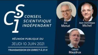 RÃ©union publique nÂ°9 du Conseil scientifique indÃ©pendant (CSI)