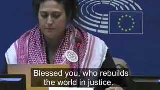 ELEONORE MERZA BRONSTEIN - Intervention au parlement EU de l'organisation belge des juifs (vosten)