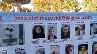 Hommage aux victimes des injections Covid-19 - Aix en Provence 18.11.23 - 17 millions déjà