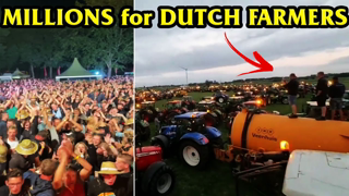 Dutch farmers got support from millions citizens | Dutch farmersâ€™ protest | No farmers, no food