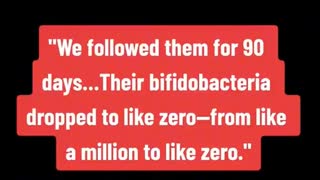 bifidobacteria dropped to like zero after the covid injection