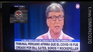 Argentine journalist Veronica Ressia - Peruvian court has accused Bill Gates, Soros, Rockefeller