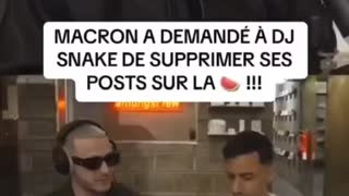 Macron a demandé DJ SNAKE de supprimer ses posts