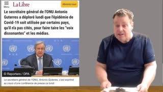 Antonio Guterres-secrÃ©taire gÃ©nÃ©ral de l'ONU-DÃ©claration