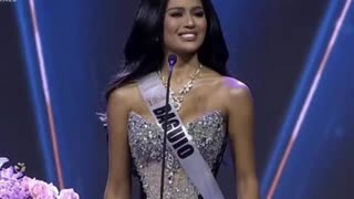 Crowd Cheers as Ms. Universe Philippines Answers Question Re Trans in Female Sports