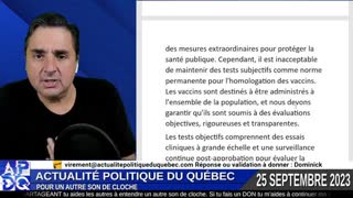 Une lettre à envoyer à toutes les instances et tout les paliers du gouvernement provincial / fédéral