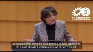 Lâ€™ eurodÃ©putÃ©e MichÃ¨le Rivasi pique une colÃ¨re devant le parlement europÃ©en.