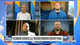 Facebook silences US truckers protesting vaccine mandates.