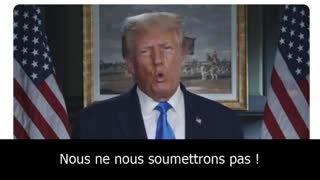 TRUMP TO COVID TYRANT - WE WILL NOT COMPLY (vostfr)