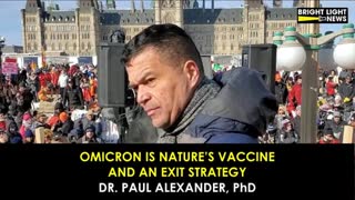 OMICRON IS NATURE'S VACCINE & AN EXIT STRATEGY - DR. PAUL ALEXANDER, PHD