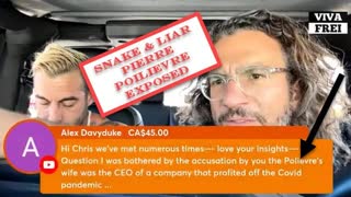 Chris Sky EXPOSED Pierre Poilievre and his wife including the conservative party - LIAR and SNAKE