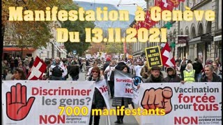 Manifestation pour les libertÃ©s GenÃ¨ve du 13 Novembre 2021 - les discours et le cortÃ¨ge