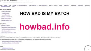 How Bad is my Batch? Craig Paardekooper howbad.info