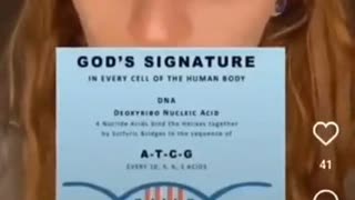 The signature of GOD appears in your DNA