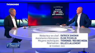 Patrick Simonin (TV5MONDE) Le Pr Perronne explose big pharma, le gouvernement et defend le Pr Raoult