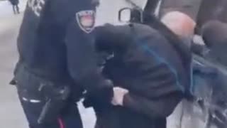 Ottawa Police pull over and assault an old man for supporting the truckers