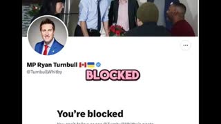 She was blocked by Canadian Liberal MP Rayan Turnbull because she exposed the climat hoax