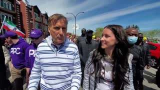 Entrevue avec MAXIME BERNIER Ã  la marche "QuÃ©bec Debout", le 1er mai 2021