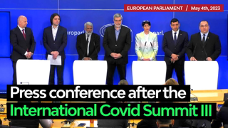 MEPs, Dr. Robert Malone & Byram Bridle - press conference after the International Covid Summit III