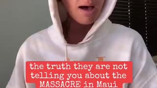 Maui Island, Hawaii Fire Survivor And First Hand Witness Speaks Out