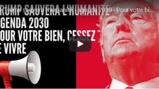 Trump sauvera lâ€™humanitÃ© â€“ agenda 2030 â€“ Pour votre bien cessez de vivre