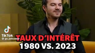 Pour ceux qui répètent que c’était pire en 80 pour les taux d’intérêt.