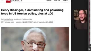 KISSINGER IS DEAD !!! YAY!!!