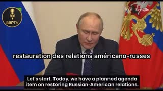 Putin "restoring Russian-American relations" (vosten) (vostfr)