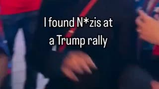 The patriots found the Nazis in trump rally that the fake media was talking about