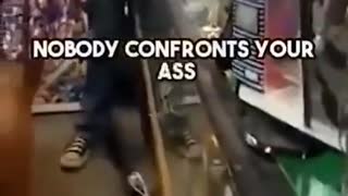 This confrontation between a store owner and a transwoman