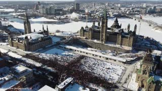 Amazing Drone Footage of Freedom Convoy 2022