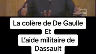 La colère de Gaulle sur Israël et la commande des 50 chasseurs Mirage de Dassault