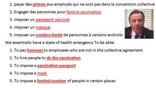 On a lâ€™Ã©tat dâ€™urgence sanitaire essentiellement /We essentially have a state of health emergency