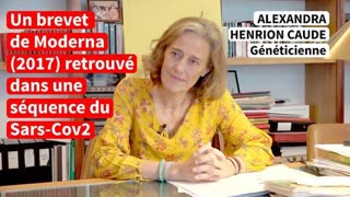 Un brevet Moderna retrouvÃ© dans le Sars-Cov2 ! Alexandra Henrion-Caude GÃ©nÃ©ticienne