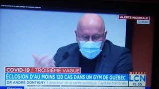 Un directeur de la santÃ© publique qui dit '' je ne suis pas habituÃ© de parler avec un masque ''