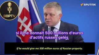 Slovak Robert Fico claims Ukrainian President Volodymyr Zelensky tried to bribe him (vostfr vosten)