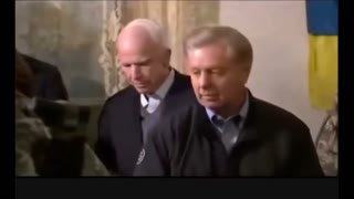 December 2016: Lindsey Graham and John McCain in Ukraine