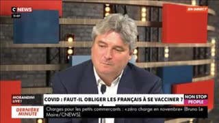 Propos tenus par NICOLAS CORATO au sujet du vaccin