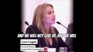 Lara logan, we are many and we will not give up to fight for the truth